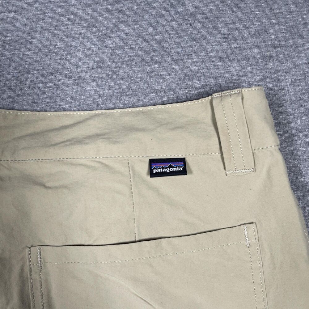 Patagonia Cargo Shorts Mens 32 Beige Nylon Spandex Microfiber - Picture 6 of 8